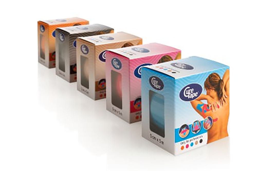 CureTape® Kinesiologische Tape 5 cm x 5 m vers. Farben