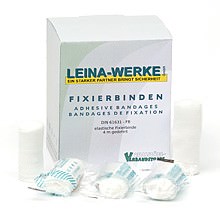 Fixierbinden | 8 cm x 4 m | Weiß | Einzeln verpackt