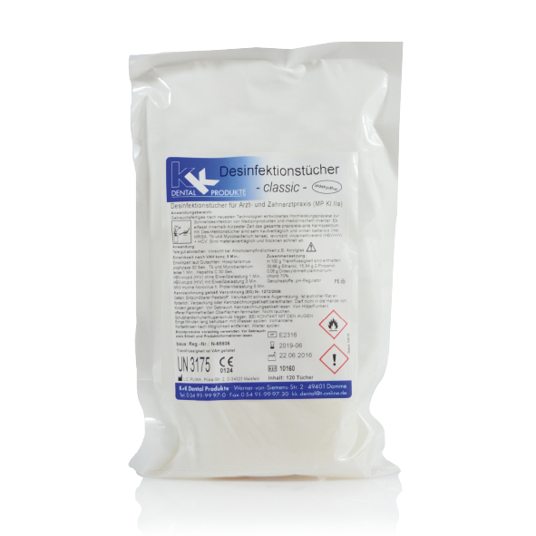 KK Desinfektionstücher Nfbeutel á 120 Tücher vers. Düfte
