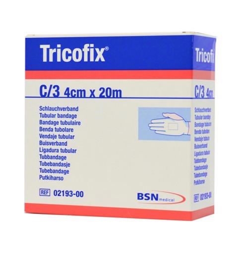 Tricofix® Schlauchverband Weiß C/3 4 cm x 20 m Rolle