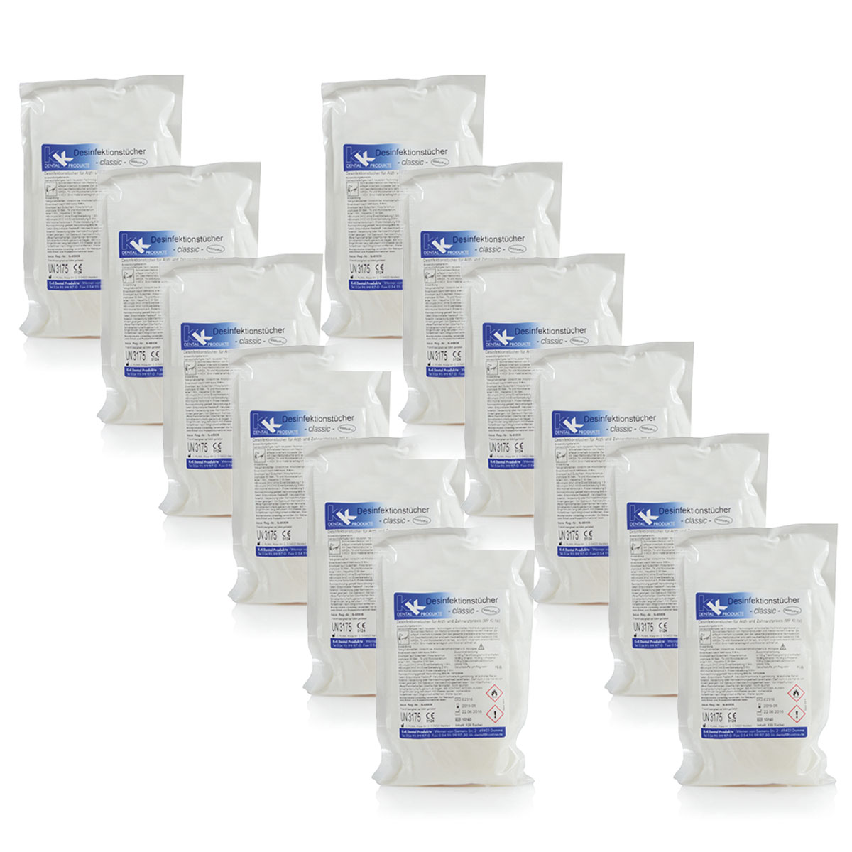 KK Desinfektionstücher 12 Nfbeutel á 120 Tücher vers. Düfte