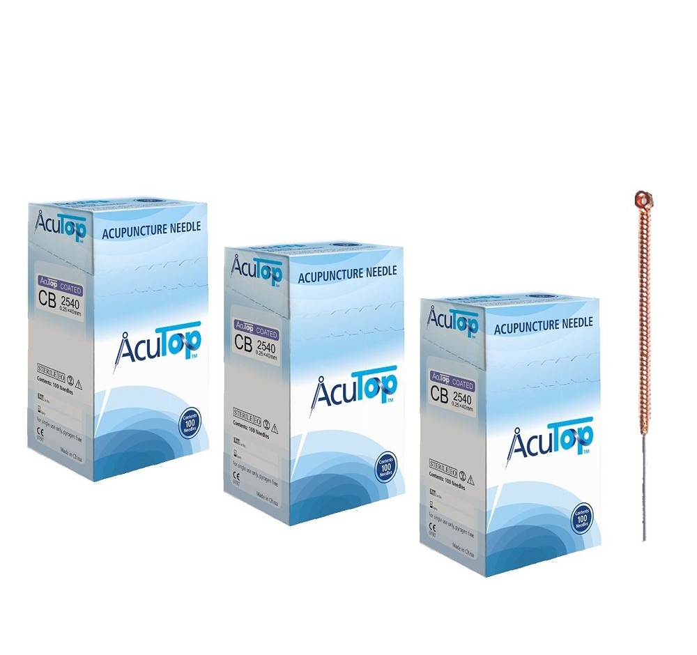 3 x Akupunkturnadeln Typ CB - 0,25x 25 mm