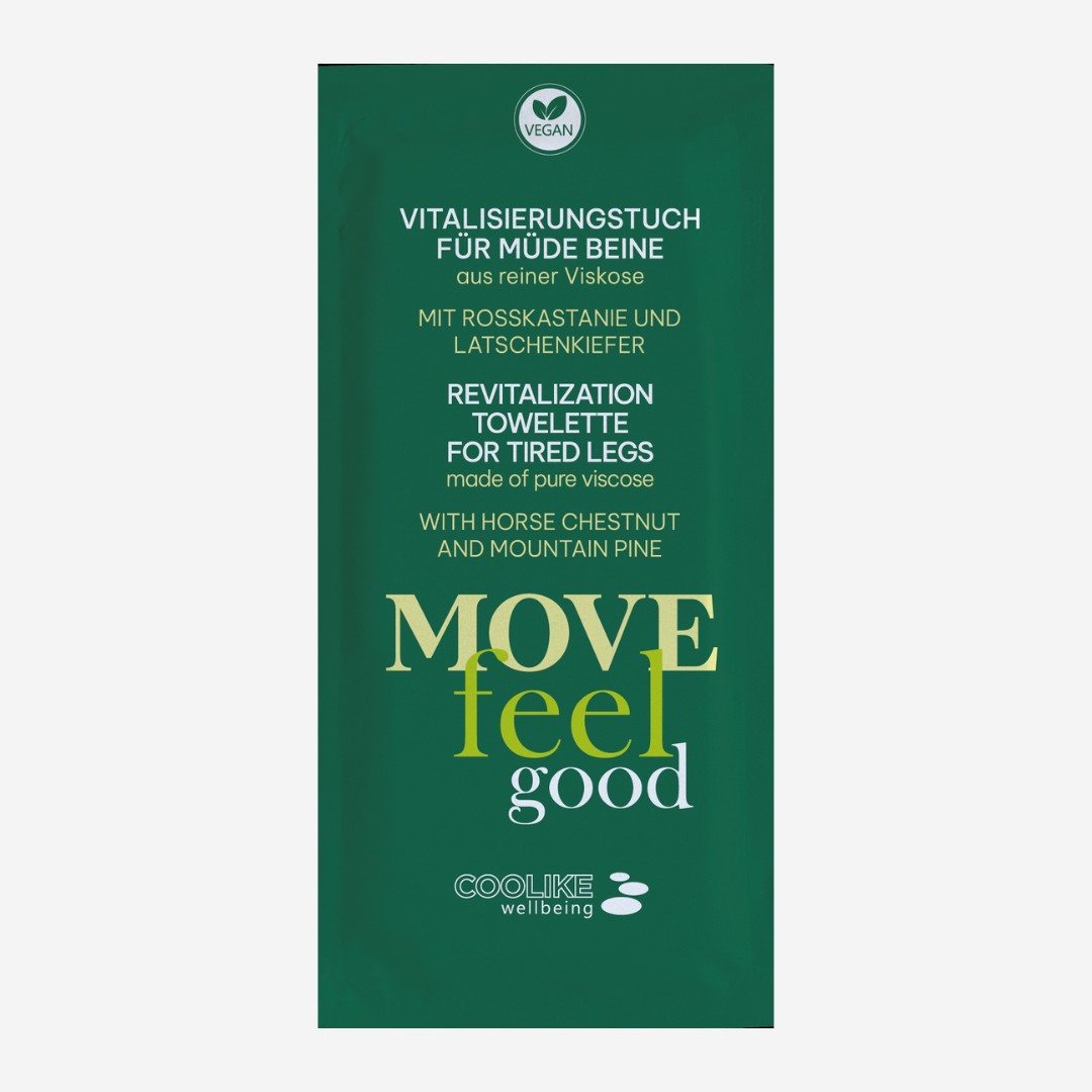 Aromatuch aus Vlies Gegen müde Beine