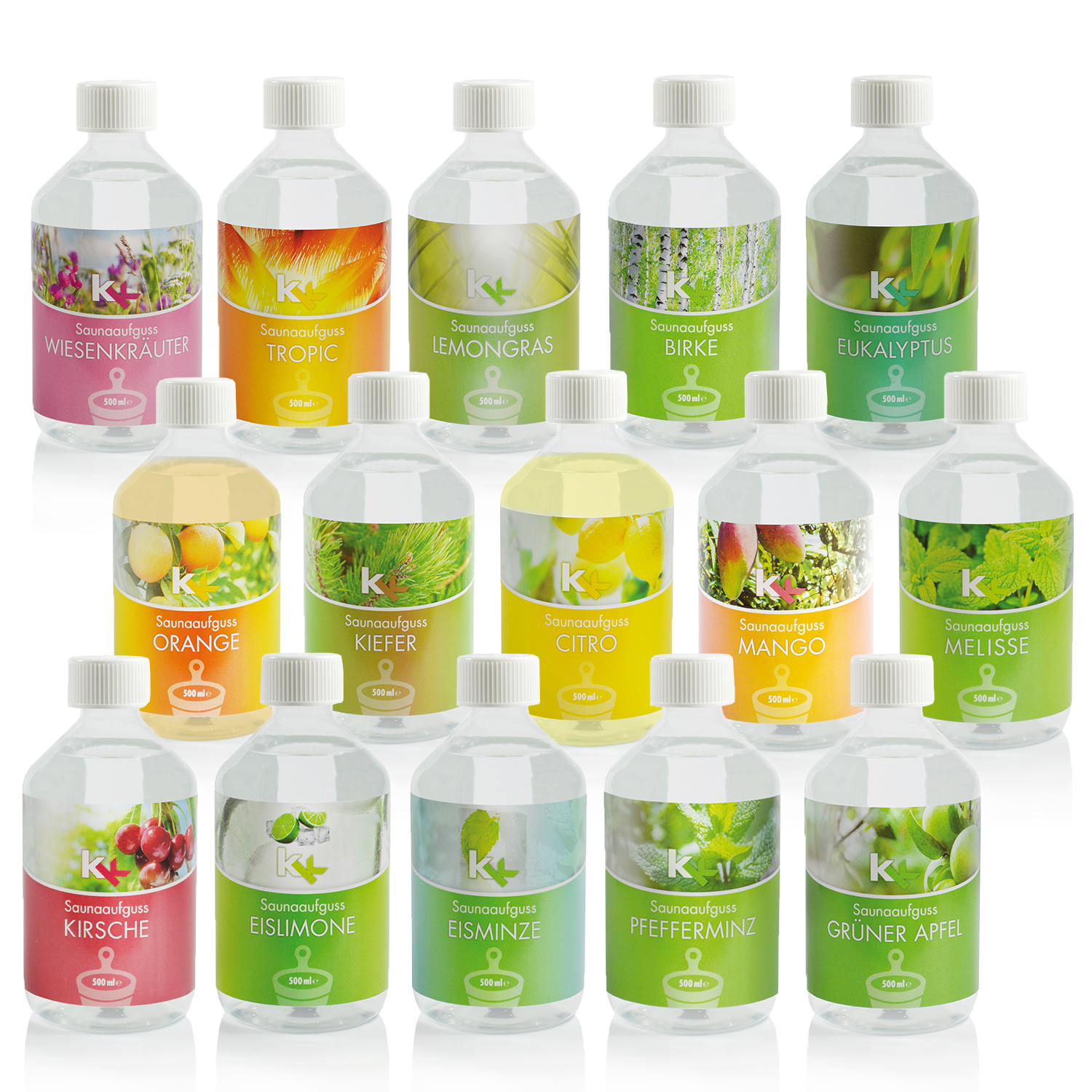 KK Saunaaufguss Konzentrat Premium verschiedene Duftsorten 500 ml Flasche
