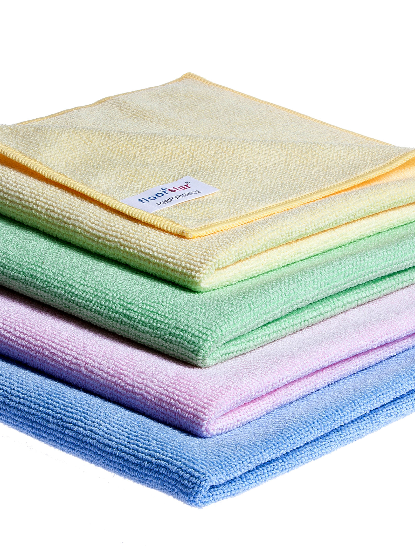 Floorstar | Microfaser Tuch | Performance | 40 x 40 cm | Farbig | TPB40