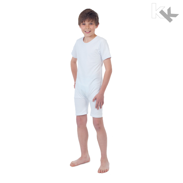 Suprima Pflegebody Kinder Kurzarm Größe 110/116-158/164 Weiß 4700