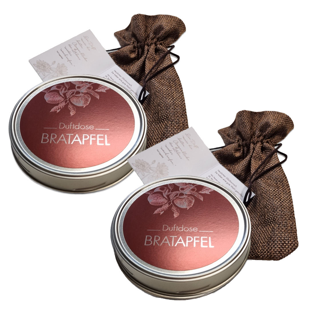 KK Raumduft aus der Dose 2 x 70 g - Duft Bratapfel