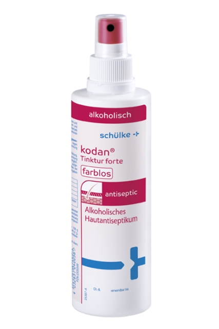 Kodan® Tinktur forte farblos alkoholisches Hautantiseptikum 250 ml Sprühflasche