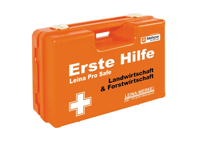 Leina Pro Safe Erste Hilfe Koffer |  Land + Forstwirtschaft | DIN 13157 (2021-11) + Zus.