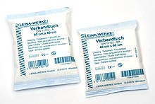 Verbandtuch | Weiß | 80 cm x 120 cm | Viesstoff |